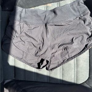 Ivivva Black Athletic Shorts with Performance Fabric